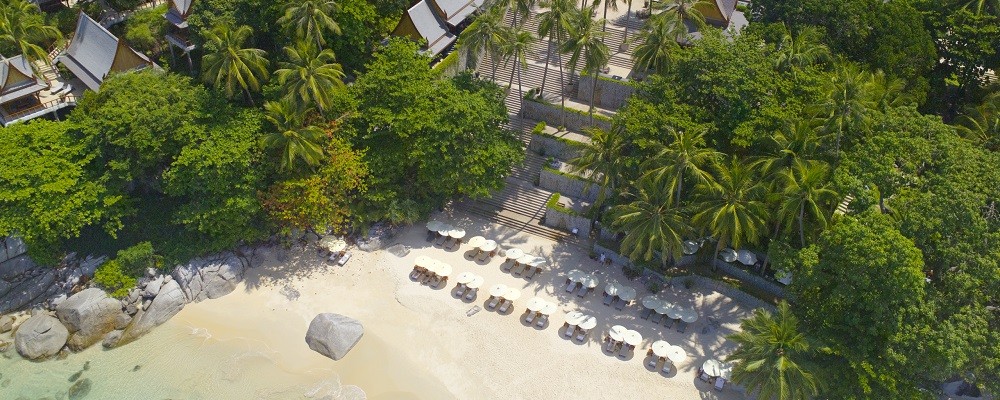 Aerial View Pansea Beach