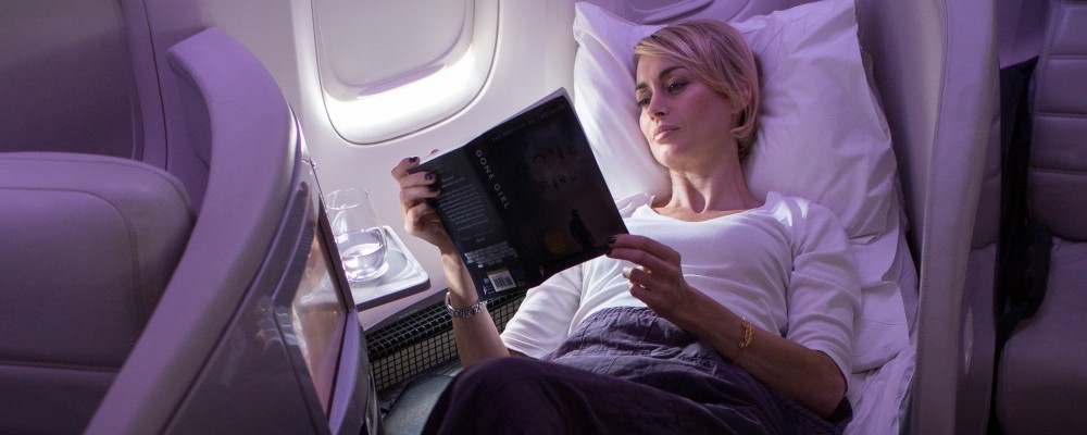 Air New Zealand Business Class bed